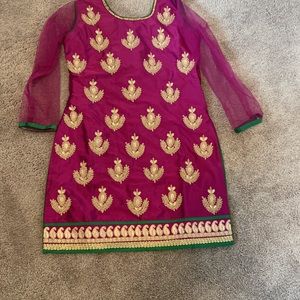 Purple Indian salwar